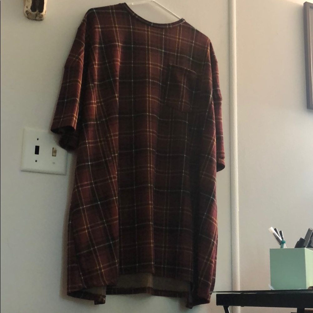ZARA oversized plaid dress